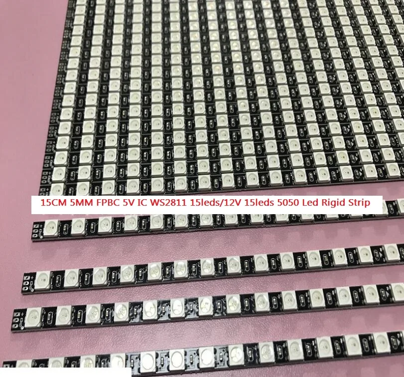 15cm 5mm WS2812B 5050 15灯-2