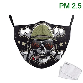 Black Washable Fabric Masks Adult Skull Head Print Face Masks Reusable Mouth-Muffle PM2.5 Protective Dust Mask Mouth Cover
Black Washable Fabric Masks Adult Skull Head Print Face Masks Reusable Mouth-Muffle PM2.5 Protective Dust Mask Mouth Cover