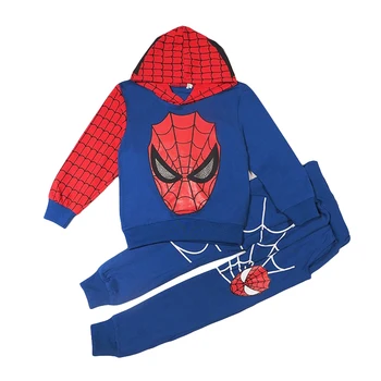 New Baby Boys Spring Autumn Spiderman Sports suit 2 pieces set Tracksuits Kids Clothing sets 100-150cm Casual clothes Coat+Pant
New Baby Boys Spring Autumn Spiderman Sports suit 2 pieces set Tracksuits Kids Clothing sets 100-150cm Casual clothes Coat+Pant