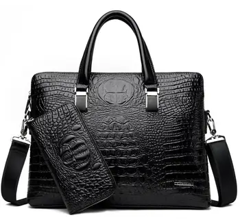 Promotions Crocodile Bag Men Briefcase + Handbags Male Bags Business Brand Portable Briefcase Shoulder Messenger Bag
Promotions Crocodile Bag Men Briefcase + Handbags Male Bags Business Brand Portable Briefcase Shoulder Messenger Bag