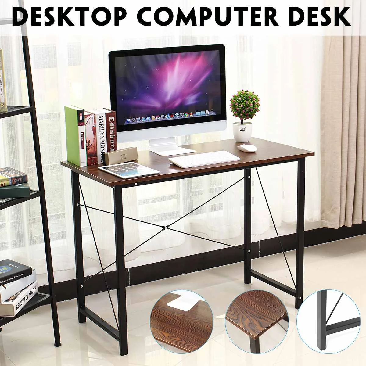 Wood Computer Table Laptop Desk Laptop Bed Table Standing Desk laptop stand mesa study table Home Office Furniture 100x50x75cm
Wood Computer Table Laptop Desk Laptop Bed Table Standing Desk laptop stand mesa study table Home Office Furniture 100x50x75cm
