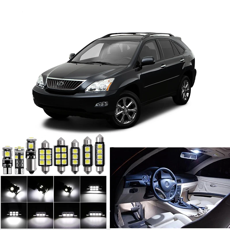 Car Light For 2004-2009 Lexus RX330 RX350 RX400h Interior Lighting Kit Reading Lights Map Dome Vanity Mirror Light Car LED Light
Car Light For 2004-2009 Lexus RX330 RX350 RX400h Interior Lighting Kit Reading Lights Map Dome Vanity Mirror Light Car LED Light