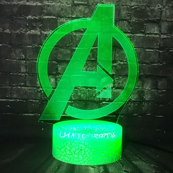 The Avengers Logo 7 Color Change LED Decor Bedroom Table Light Movie Action Night Light Holiday Xmas Friend Kids Party Lava lamp
The Avengers Logo 7 Color Change LED Decor Bedroom Table Light Movie Action Night Light Holiday Xmas Friend Kids Party Lava lamp