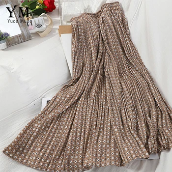 YuooMuooVintage Print Pleated Midi Skirts 2020 Summer Women Elastic High Waist Chiffon Skirts Elegant Skirts Ladies Bottoms 
YuooMuooVintage Print Pleated Midi Skirts 2020 Summer Women Elastic High Waist Chiffon Skirts Elegant Skirts Ladies Bottoms