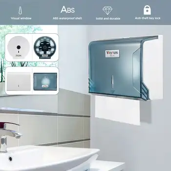 Portable Toilet Paper Holder Waterproof Tissue Box Wall-mounted Toilet Paper Dispenser For Home Bathroom Hotel Storage Rack 
Portable Toilet Paper Holder Waterproof Tissue Box Wall-mounted Toilet Paper Dispenser For Home Bathroom Hotel Storage Rack