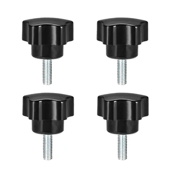 uxcell 4Pcs Star Knob Grip M6 x 20mm Male Thread Steel Zinc Stud Black PP
uxcell 4Pcs Star Knob Grip M6 x 20mm Male Thread Steel Zinc Stud Black PP