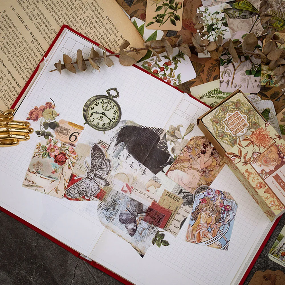 50 Sheets Vintage Plants Animals Kraft Paper Card Tags Retro Poetry Series Handmade Bookmark Label With Flowers School Supplies
50 Sheets Vintage Plants Animals Kraft Paper Card Tags Retro Poetry Series Handmade Bookmark Label With Flowers School Supplies