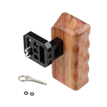 Kayulin Left Wooden Handle Grip with Two 1/4"-20 Screws for Universal Dslr Camera Cage
Kayulin Left Wooden Handle Grip with Two 1/4"-20 Screws for Universal Dslr Camera Cage