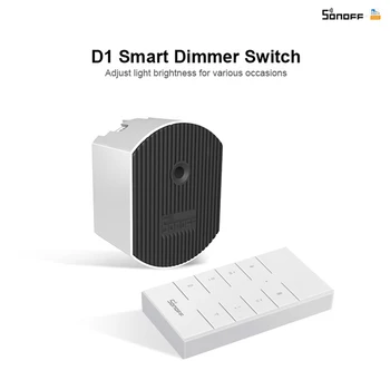 SONOFF D1 Smart Wifi Light LED Dimmer Switch Dimmer Smart Switch DIY Home with Remote Controller Timer Module Light Adjusting
SONOFF D1 Smart Wifi Light LED Dimmer Switch Dimmer Smart Switch DIY Home with Remote Controller Timer Module Light Adjusting
