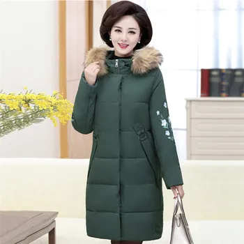 Temperament Middle-Aged Winter Jacket Thicken Warm Women Cotton Overcoat 2019 New Large Size Female Down Cotton Jackets JIU104
Temperament Middle-Aged Winter Jacket Thicken Warm Women Cotton Overcoat 2019 New Large Size Female Down Cotton Jackets JIU104