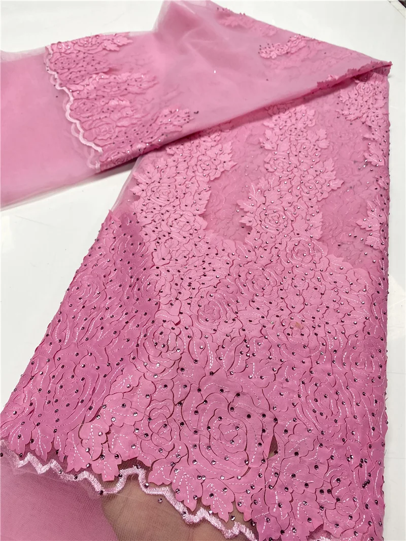 2020 High Quality French African Lace Fabric With Stones Embroidered Nigerian Lace Fabrics For Wowen Wedding Sewing YA3620B-6
2020 High Quality French African Lace Fabric With Stones Embroidered Nigerian Lace Fabrics For Wowen Wedding Sewing YA3620B-6