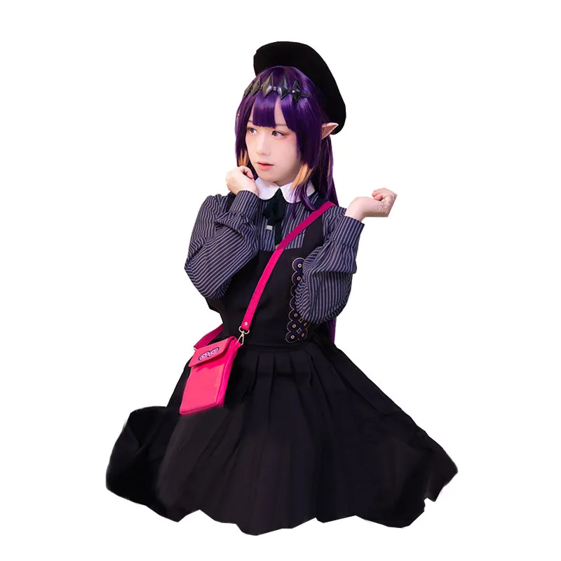 Anime Hololive VTuber Ninomae Ina Nis Daily Uniform Party Dress Full Set Cosplay Costume Halloween Women
Anime Hololive VTuber Ninomae Ina Nis Daily Uniform Party Dress Full Set Cosplay Costume Halloween Women