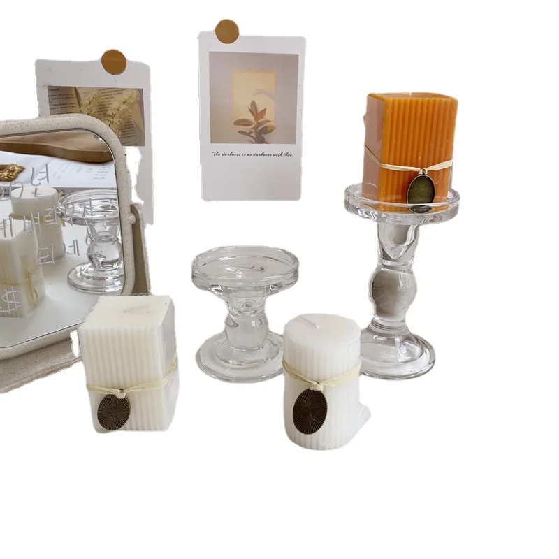 Home Decoration Accessories for Living Room Candle Holder Clear Glass Roman Column Desktop Ornaments Friend Gift Centre De Table
Home Decoration Accessories for Living Room Candle Holder Clear Glass Roman Column Desktop Ornaments Friend Gift Centre De Table