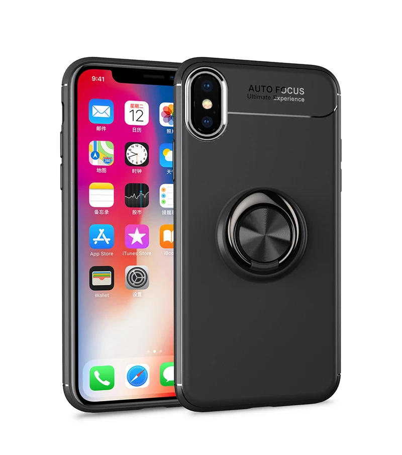iphone x 金属指环支架壳 (26)