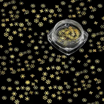 1 Box Gold Color Snowflakes Slices 3D Nail Sticker for Women Q419 Nail Art Glitter Sequins Christmas Decorations 
1 Box Gold Color Snowflakes Slices 3D Nail Sticker for Women Q419 Nail Art Glitter Sequins Christmas Decorations
