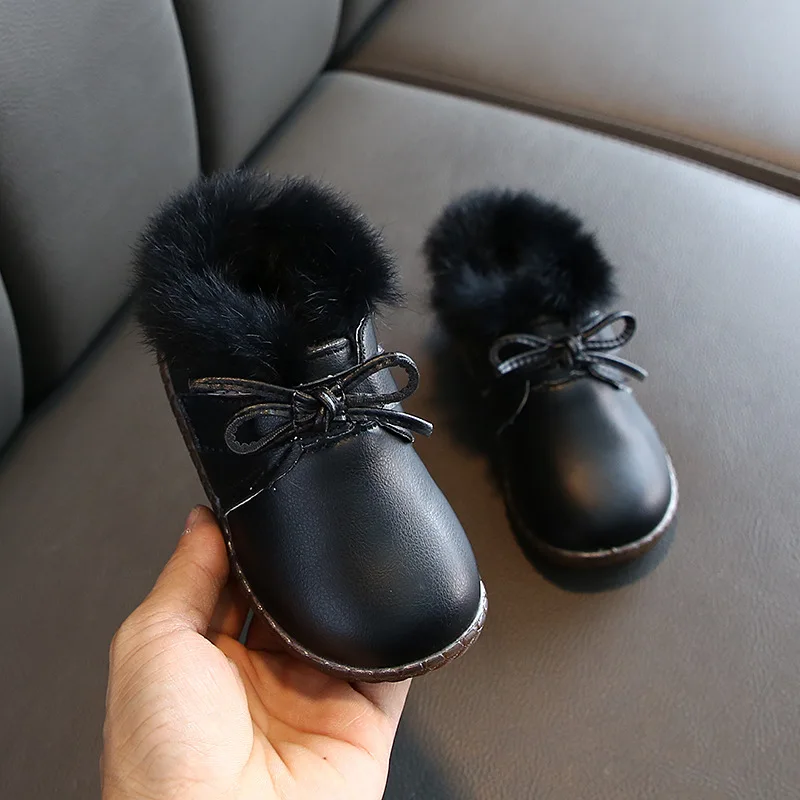 Fashion Bow Fur Toddler Winter Boots For Girl Boots Kids Ankle Princess Leather Boots For Children'S Shoes 1 2 3 4 5 6 Year Old
Fashion Bow Fur Toddler Winter Boots For Girl Boots Kids Ankle Princess Leather Boots For Children'S Shoes 1 2 3 4 5 6 Year Old