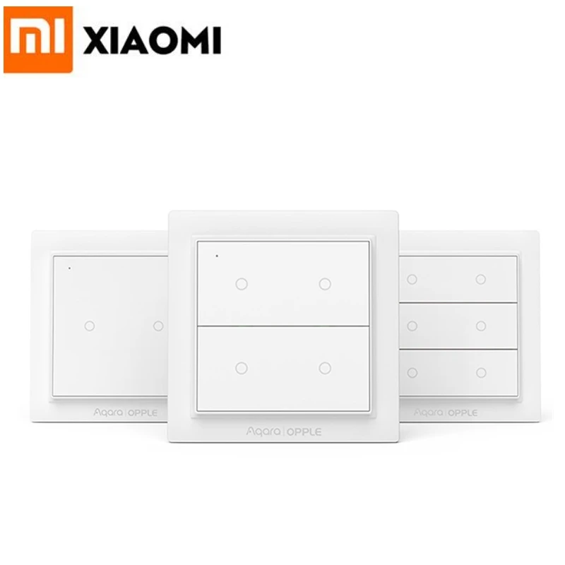 Original Xiaomi mijia Aqara OPPLE Wireless Smart Switch Work With Mi home app For Apple HomeKit Smart Control Switch Global
Original Xiaomi mijia Aqara OPPLE Wireless Smart Switch Work With Mi home app For Apple HomeKit Smart Control Switch Global