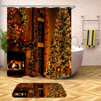 christmas tee shower curtain fireplace Christmas bathroom curtain waterproof drop shipping bath curtain
christmas tee shower curtain fireplace Christmas bathroom curtain waterproof drop shipping bath curtain