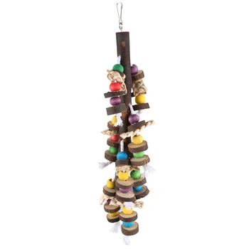 Wood Bird Chewing Toys-Blocks Parrot Tearing Toys Best for Finch,Budgie,Parakeets,Cockatiels, Conures,Lovebirds and Amazon Parro
Wood Bird Chewing Toys-Blocks Parrot Tearing Toys Best for Finch,Budgie,Parakeets,Cockatiels, Conures,Lovebirds and Amazon Parro