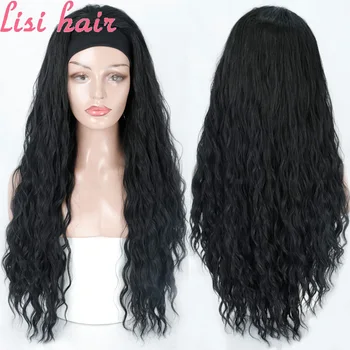 LISI HAIR Black Long Wave Wig Linked Headband Wigs Water Heat Resistant Synthetic Wigs for Black Women African American Hair
LISI HAIR Black Long Wave Wig Linked Headband Wigs Water Heat Resistant Synthetic Wigs for Black Women African American Hair