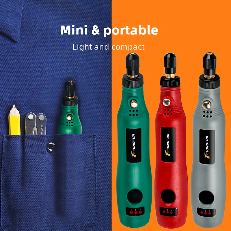 USB Cordless Drill Rotary Tool Woodworking Engraving Pen DIY For Jewelry Metal Glass Wireless Drill Mini Electric Drill 3 Color
USB Cordless Drill Rotary Tool Woodworking Engraving Pen DIY For Jewelry Metal Glass Wireless Drill Mini Electric Drill 3 Color