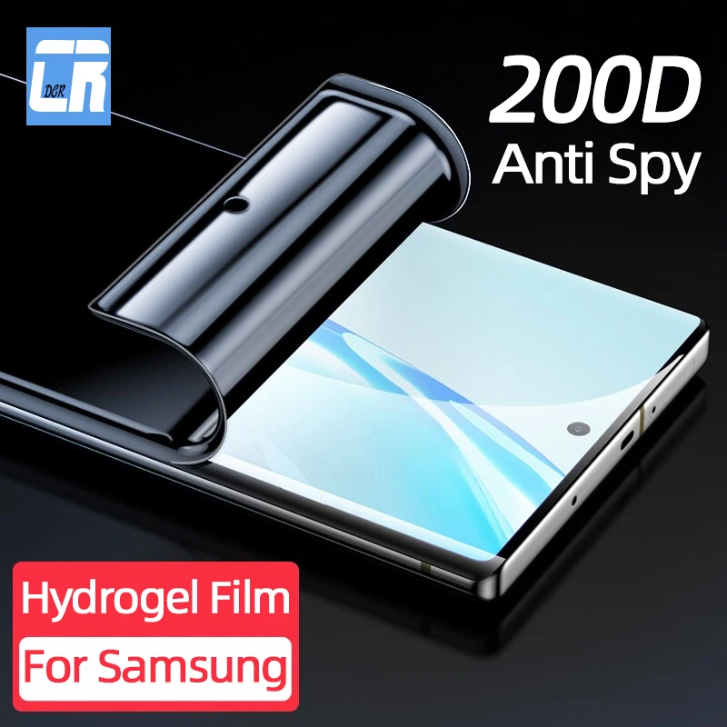 Full Cover Anti Spy Hydrogel Film for Samsung Galaxy S24 S23 S22 S21 S20 Note 20 Ultra 10 9 S10 S9 Plus Privacy Screen Protector
Full Cover Anti Spy Hydrogel Film for Samsung Galaxy S24 S23 S22 S21 S20 Note 20 Ultra 10 9 S10 S9 Plus Privacy Screen Protector