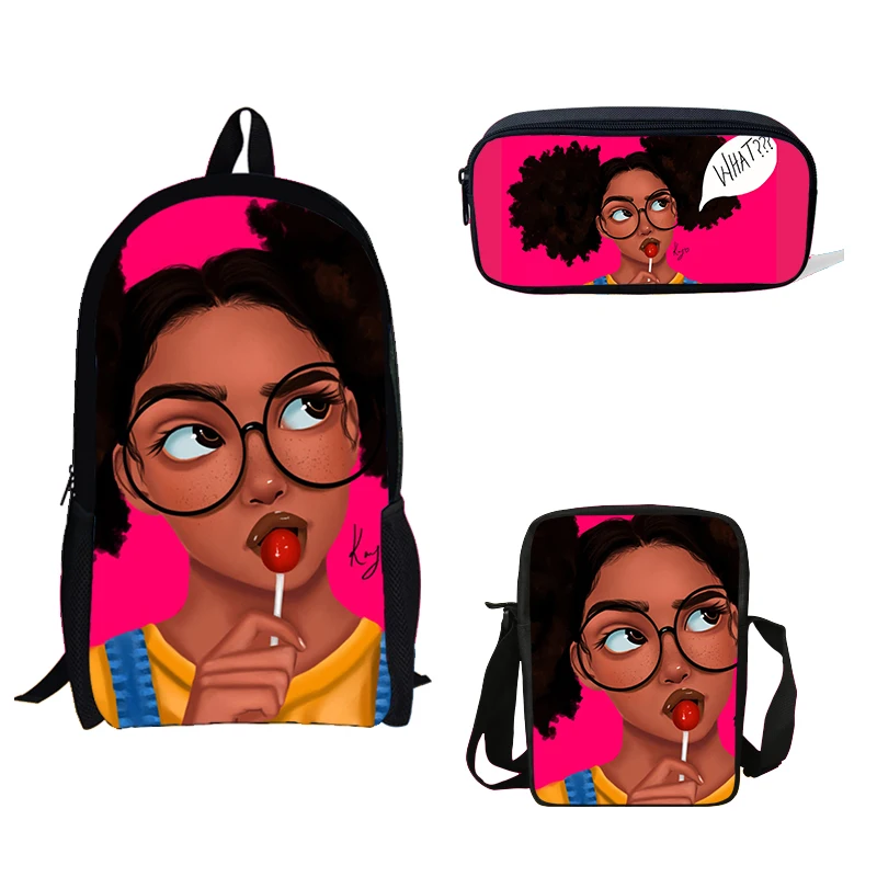 Afro Lady Girl Backpack Africa Beauty Princess Girls Children School Bags For Teenager Brown Girl School Backpack Women Book Bag 
Afro Lady Girl Backpack Africa Beauty Princess Girls Children School Bags For Teenager Brown Girl School Backpack Women Book Bag