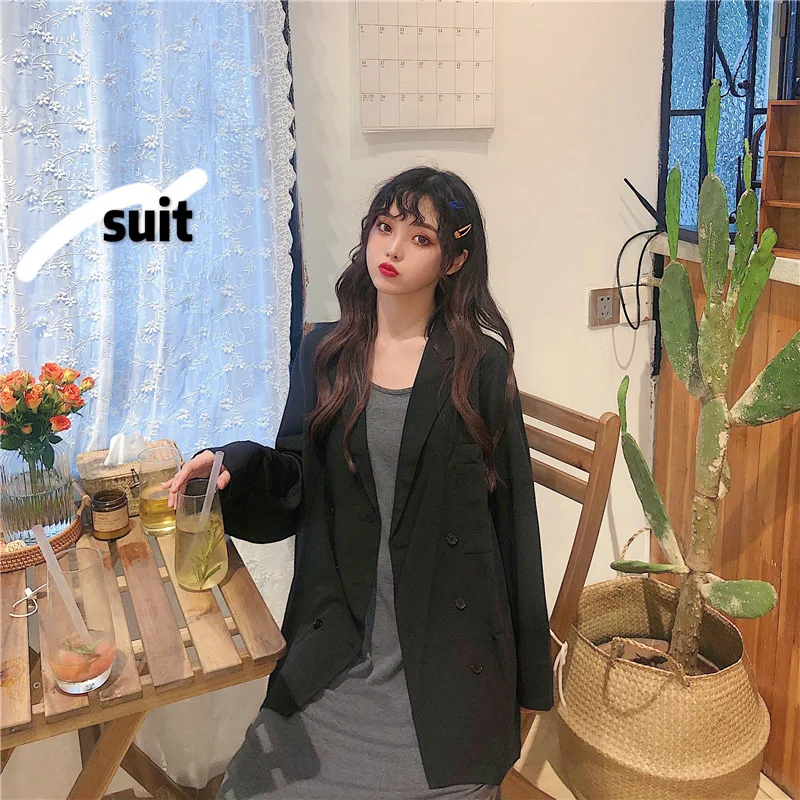 Control 52 Photo Shoot Net Price Korean-style Early Autumn New Style Fold-down Collar Double Breasted Long Sleeve Suit Jacket Wo
Control 52 Photo Shoot Net Price Korean-style Early Autumn New Style Fold-down Collar Double Breasted Long Sleeve Suit Jacket Wo