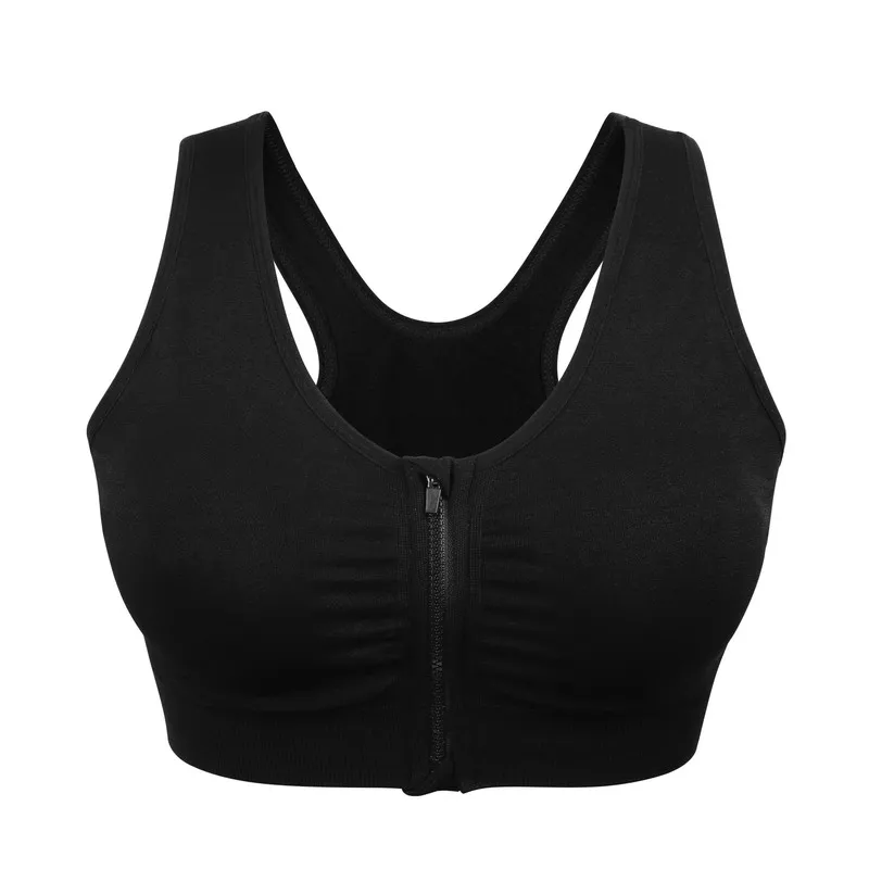 WANAYOU Zipper Yoga Bra Top,S-XL Women Padded Yoga Sports Top,Breathable Workout Running Fitness Gym Yoga Shirts Sports T-Shirt WANAYOU Zipper Yoga Bra Top,S-XL Women Padded Yoga Sports Top,Breathable Workout Running Fitness Gym Yoga Shirts Sports T-Shirt