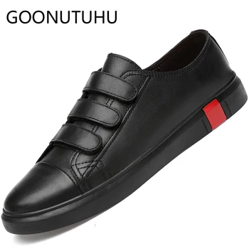 2019 new fashion men's shoes casual genuine leather male flats sneakers white & black shoe man platform shoes for men size 37-47
2019 new fashion men's shoes casual genuine leather male flats sneakers white & black shoe man platform shoes for men size 37-47