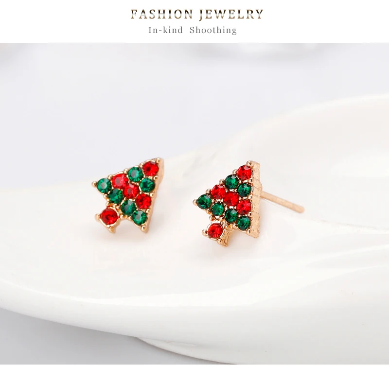 name: ajojewel christmas colorful up stud earrings fashion