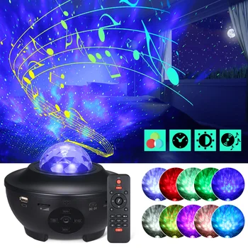 Colorful Starry Sky Projector Blue-tooth USB Voice Control Music Player LED Night Light USB Charging Projection Lamp Kids Gift
Colorful Starry Sky Projector Blue-tooth USB Voice Control Music Player LED Night Light USB Charging Projection Lamp Kids Gift