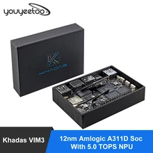 Computer Cores SBC Single-Board AI Khadas Vim3 Tensorflow Cortex-A73x2 Android Linux