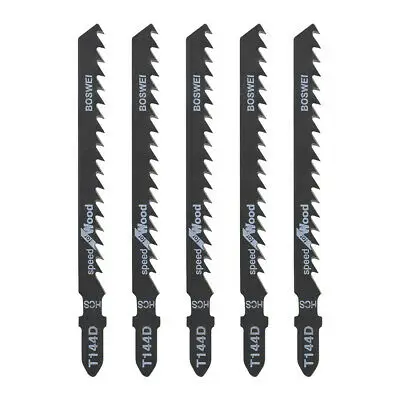 Jig Saw Blades Set for Wood T Shank 4' Length 4mm Pitch T144D Fast Cut PVC 5pcS
Jig Saw Blades Set for Wood T Shank 4' Length 4mm Pitch T144D Fast Cut PVC 5pcS