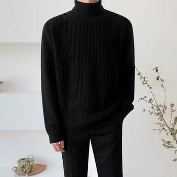 Men's sweater 2019 autumn and winter new loose high collar solid color sweater youth personality fashion trend men's clothing
Men's sweater 2019 autumn and winter new loose high collar solid color sweater youth personality fashion trend men's clothing