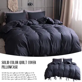 Bedding Sets Quilt Cover Duvet Cover New Luxury Black 4 Size Polyester Fiber Home Hotel Gift Pillow Case Bed Sheet
Bedding Sets Quilt Cover Duvet Cover New Luxury Black 4 Size Polyester Fiber Home Hotel Gift Pillow Case Bed Sheet