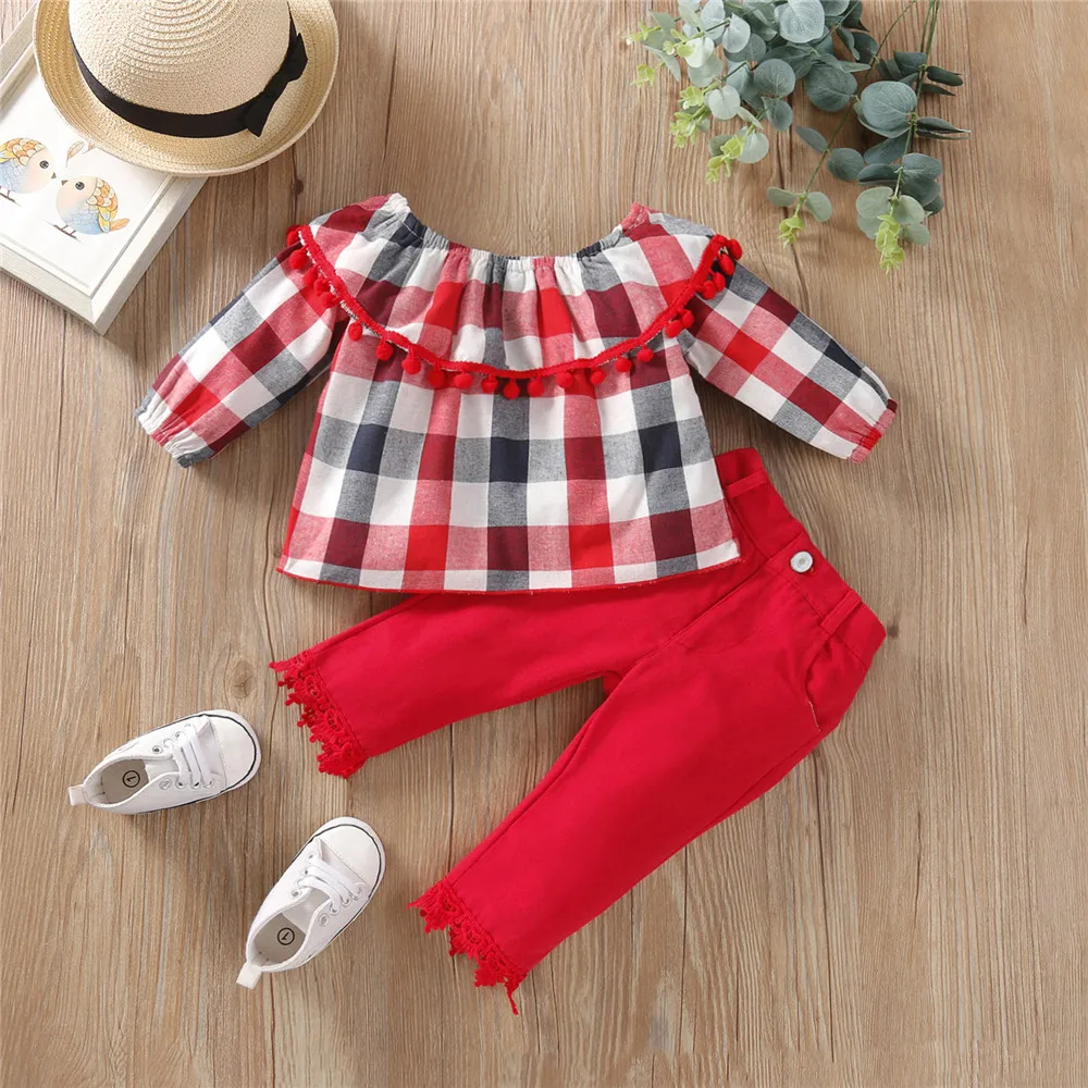 Prowow Newborns Baby Clothes Sets cute retro fashion ball-neck blouse + denim one-grain pocket trousers lace stitching trouser
Prowow Newborns Baby Clothes Sets cute retro fashion ball-neck blouse + denim one-grain pocket trousers lace stitching trouser