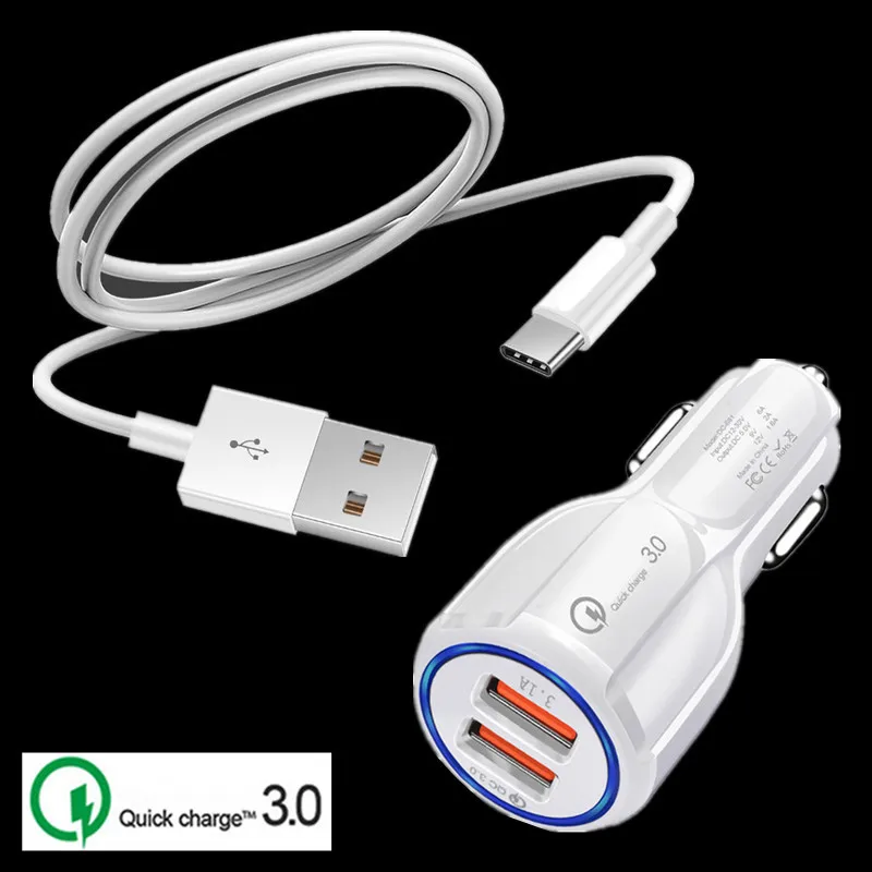 QC 3.0 USB Quick Charge Phone Car Charger Adapter Type C Cable For Samsung S8 A20 A30 A40 A50 A60 A70 M30 Google Pixel 3a 3 2 XL
QC 3.0 USB Quick Charge Phone Car Charger Adapter Type C Cable For Samsung S8 A20 A30 A40 A50 A60 A70 M30 Google Pixel 3a 3 2 XL