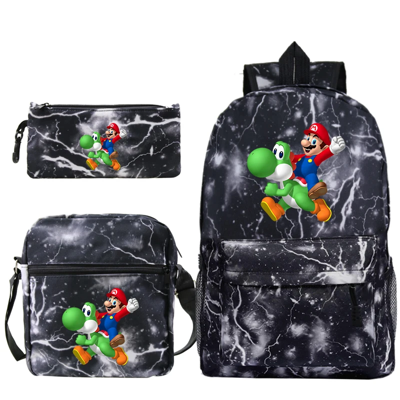 Super Mario Backpack for Students Back To School Shoulder Bags Boy Kids Bookbag Children Functional Notebook Canvas Knapsack
Super Mario Backpack for Students Back To School Shoulder Bags Boy Kids Bookbag Children Functional Notebook Canvas Knapsack
