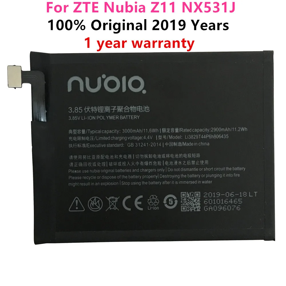 2019 New for nubia z11 NX531J Z11 Li3829T44P6h806435 3000mah Rechargeable Li-ion Built-in mobile phone lithium polymer battery
2019 New for nubia z11 NX531J Z11 Li3829T44P6h806435 3000mah Rechargeable Li-ion Built-in mobile phone lithium polymer battery
