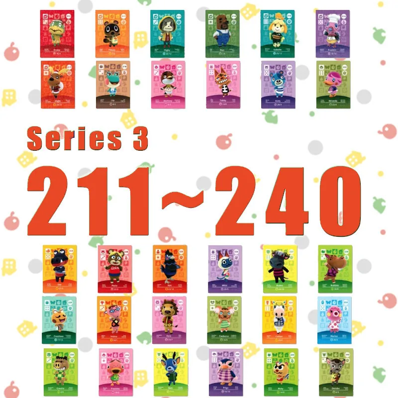 Marina Amiibo Animal Crossing New Horizons Amiibo Card Set Work For NS Switch Games Series 3 (211 to 240)
Marina Amiibo Animal Crossing New Horizons Amiibo Card Set Work For NS Switch Games Series 3 (211 to 240)