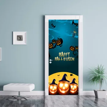 Happy Halloween Pumpkin Door Renovation Poster 3D Vinyl Wall Stickers Bedroom Waterproof Self-adhesive Decals Art Murals DC28
Happy Halloween Pumpkin Door Renovation Poster 3D Vinyl Wall Stickers Bedroom Waterproof Self-adhesive Decals Art Murals DC28