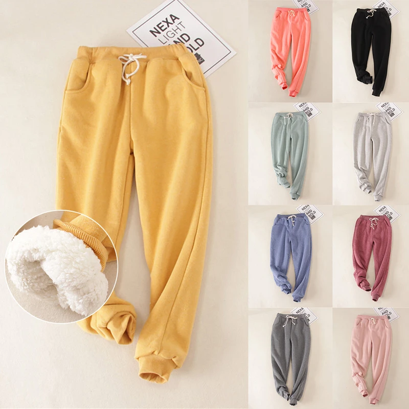 vertvie Autumn Women Gym Sweatpants Workout Fleece Trousers Solid Thick Warm Winter Female Sport Pants Running Pantalones Mujer
vertvie Autumn Women Gym Sweatpants Workout Fleece Trousers Solid Thick Warm Winter Female Sport Pants Running Pantalones Mujer