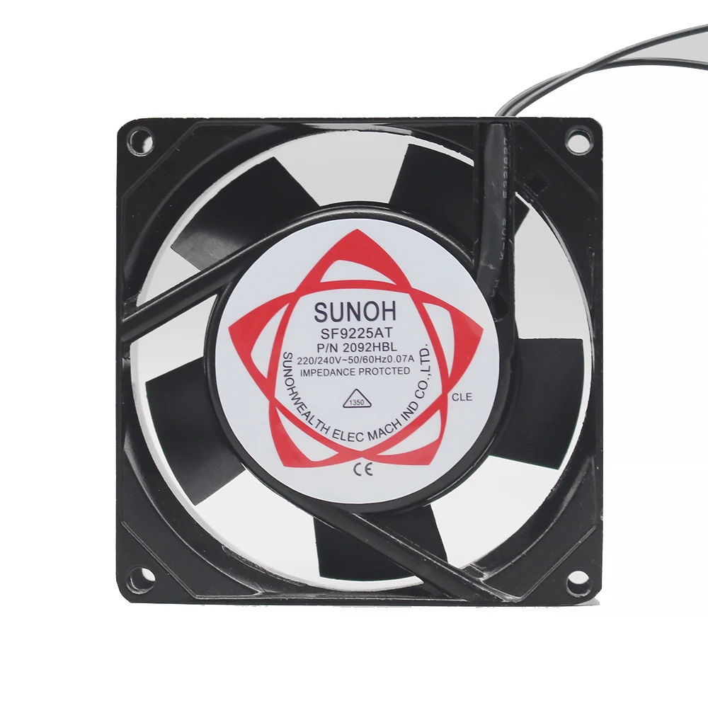 For Sunon SF9225AT 2092HSL 9025 9225 9cm 90mm AC 220V 240V server case cooling fan
For Sunon SF9225AT 2092HSL 9025 9225 9cm 90mm AC 220V 240V server case cooling fan