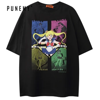 T Shirt Men Harajuku Japanese Cartoon 100% Cotton Top Tees 2020 Summer Tshirt Oversize Casual Hip Hop Streetwear Women T-shirt
T Shirt Men Harajuku Japanese Cartoon 100% Cotton Top Tees 2020 Summer Tshirt Oversize Casual Hip Hop Streetwear Women T-shirt