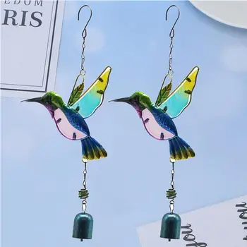 2PCS Creative Hummingbird Design Pendant Metal Tube Bell Balcony Wind Chime Garden Aeolian Bells For Home Outdoor
2PCS Creative Hummingbird Design Pendant Metal Tube Bell Balcony Wind Chime Garden Aeolian Bells For Home Outdoor