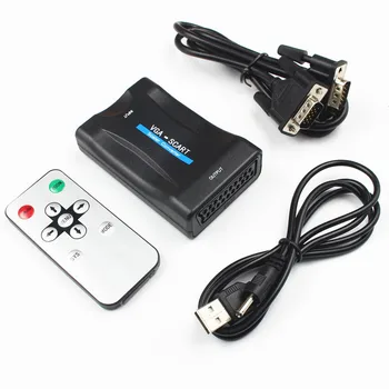 1080P VGA To SCART Video Audio Upscale Converter Adapter + Remote Control + USB Cable + VGA Cables ZT
1080P VGA To SCART Video Audio Upscale Converter Adapter + Remote Control + USB Cable + VGA Cables ZT