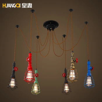 Loft American Retro Pendant Lamp Pendant Industrial Style Single Head Restaurant Lustre Pendente LED Bulbs Cord Pendant Metal 10
Loft American Retro Pendant Lamp Pendant Industrial Style Single Head Restaurant Lustre Pendente LED Bulbs Cord Pendant Metal 10