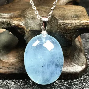 Real Natural Blue Aquamarine Pendant Necklace For Woman Man 20x15x9mm Oval Beads Ocean Crystal 925 Silver Chain Jewelry AAAAA
Real Natural Blue Aquamarine Pendant Necklace For Woman Man 20x15x9mm Oval Beads Ocean Crystal 925 Silver Chain Jewelry AAAAA