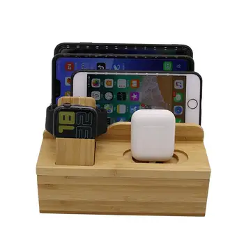 Cell Phone Natural Bamboo Wood Desktop Stand For iPhone iPad Tablet Holder Charging Dock Station For Apple Watch 5 4 Airpods Pro 
Cell Phone Natural Bamboo Wood Desktop Stand For iPhone iPad Tablet Holder Charging Dock Station For Apple Watch 5 4 Airpods Pro